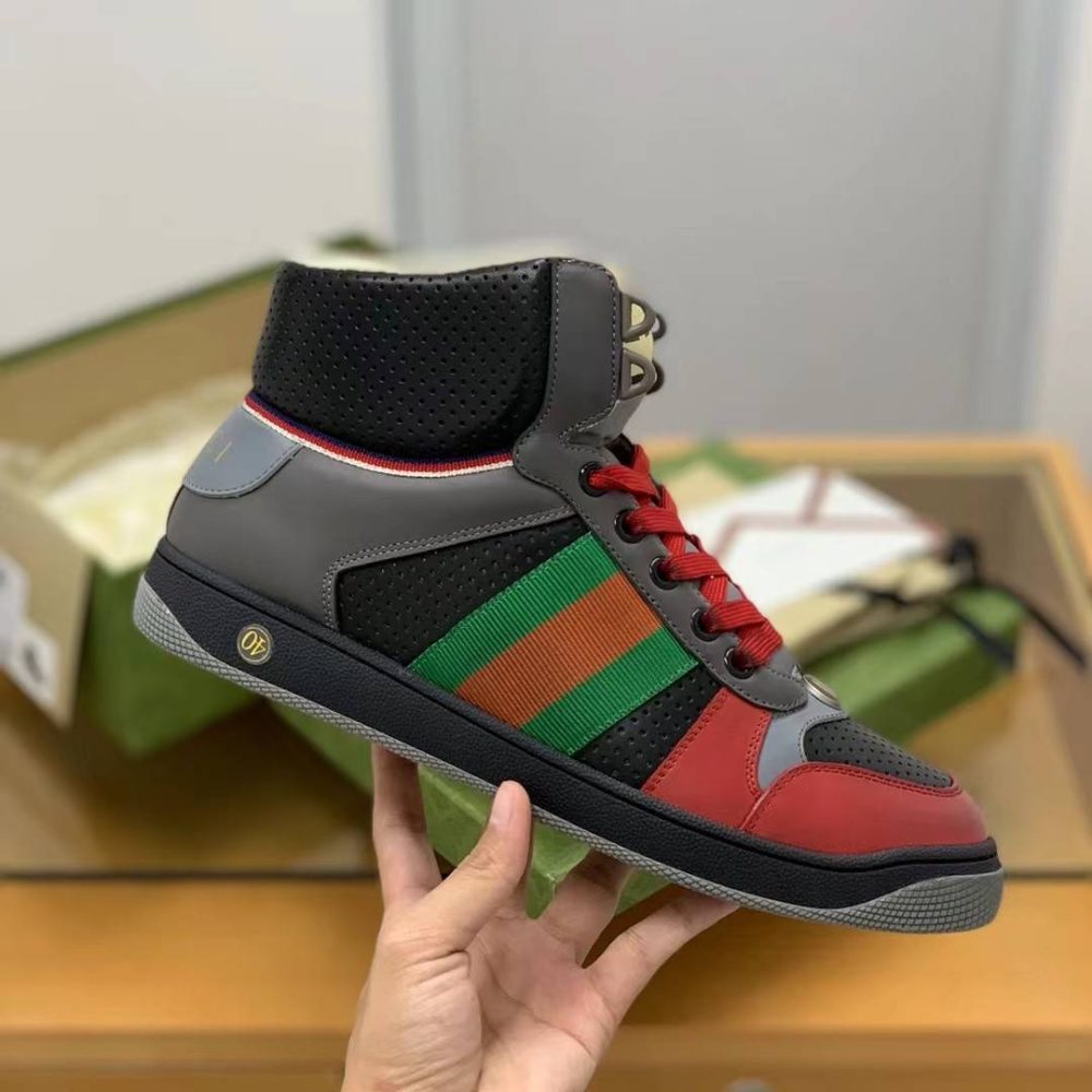 Gucci High-top Distressed sneakers