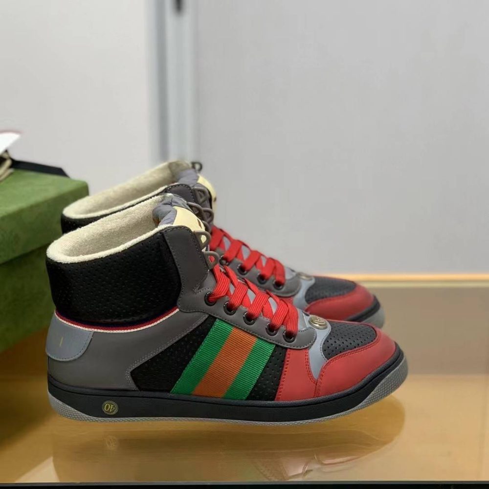 Gucci High-top Distressed sneakers