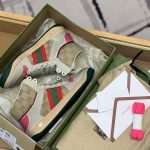 Gucci High-top Distressed sneakers