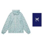 Louis Vuitton Floral Print Sunscreen Zipper Coat