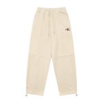 Calvin Klein embroidered logo two piece cream sweatpants