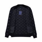 Louis Vuitton chest stripe patchwork long-sleeved coat jacket