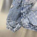 Louis Vuitton casual hoodie denim jacket