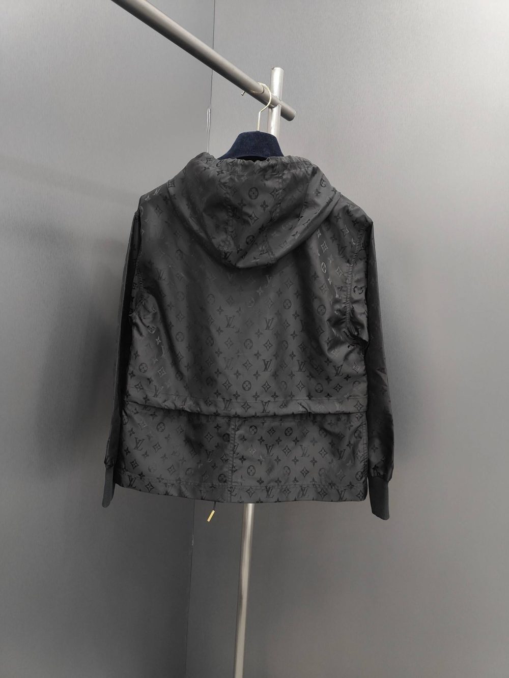 Louis Vuitton Jacquard presbyopic fabric belted women's hoodie jacket