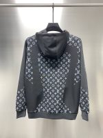 Louis Vuitton 22ss new style spliced all-over logo printed zipper thin jacket