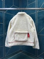 Louis Vuitton Multi-pocket plush leather jacket