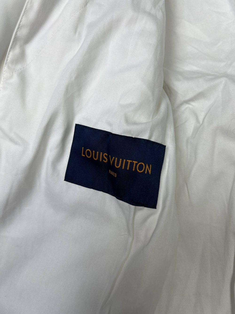 Louis Vuitton Multi-pocket plush leather jacket