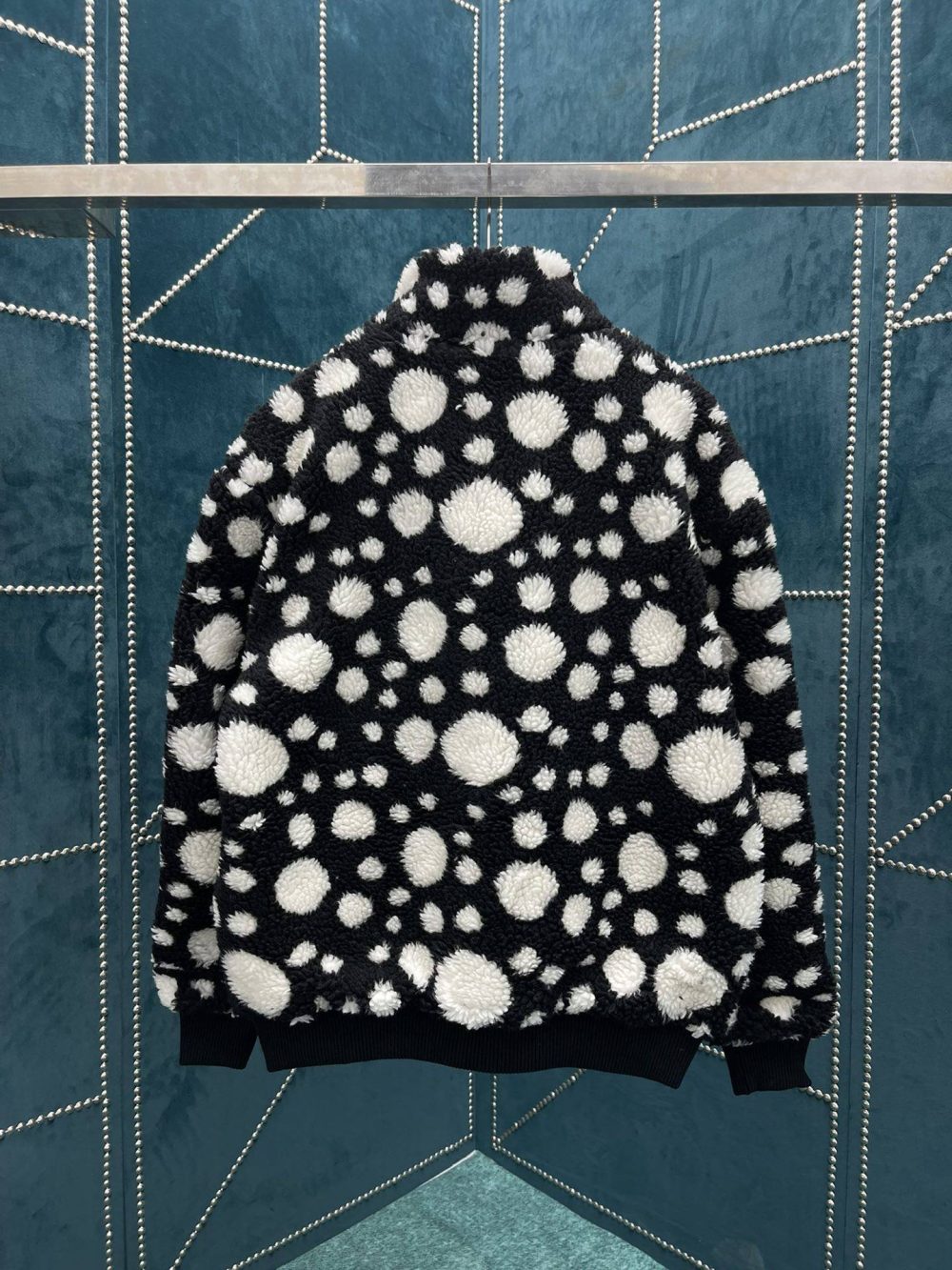 Louis Vuitton  X  Yayoi Kusama collaboration belted jacket