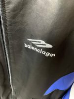 Balenciaga 2023 Hooded Leather Jacket