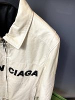 Balenciaga Paris catwalk style biker leather jacket