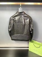 Balenciaga Paris catwalk style biker leather jacket