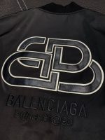 Balenciaga digital print monogram trench coat