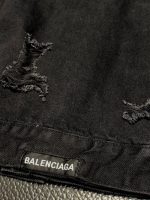 Balenciaga  ripped denim jacket