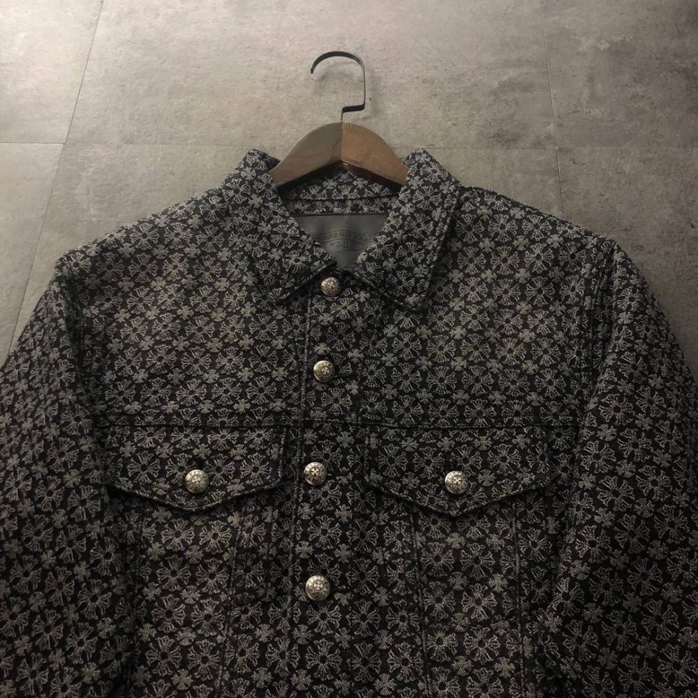 Chrome Hearts 2023 jacquard denim jacket