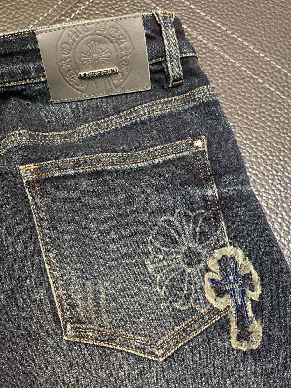 Chrome Hearts slim straight jeans