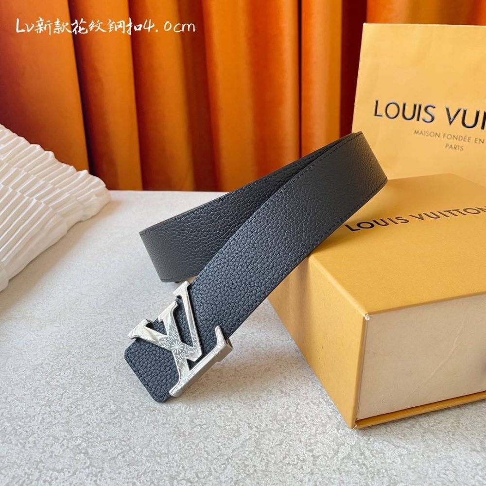 Louis Vuitton New pattern steel buckle 4.0cm Belt 000150