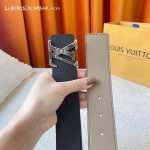 Louis Vuitton New pattern steel buckle 4.0cm Belt 000150