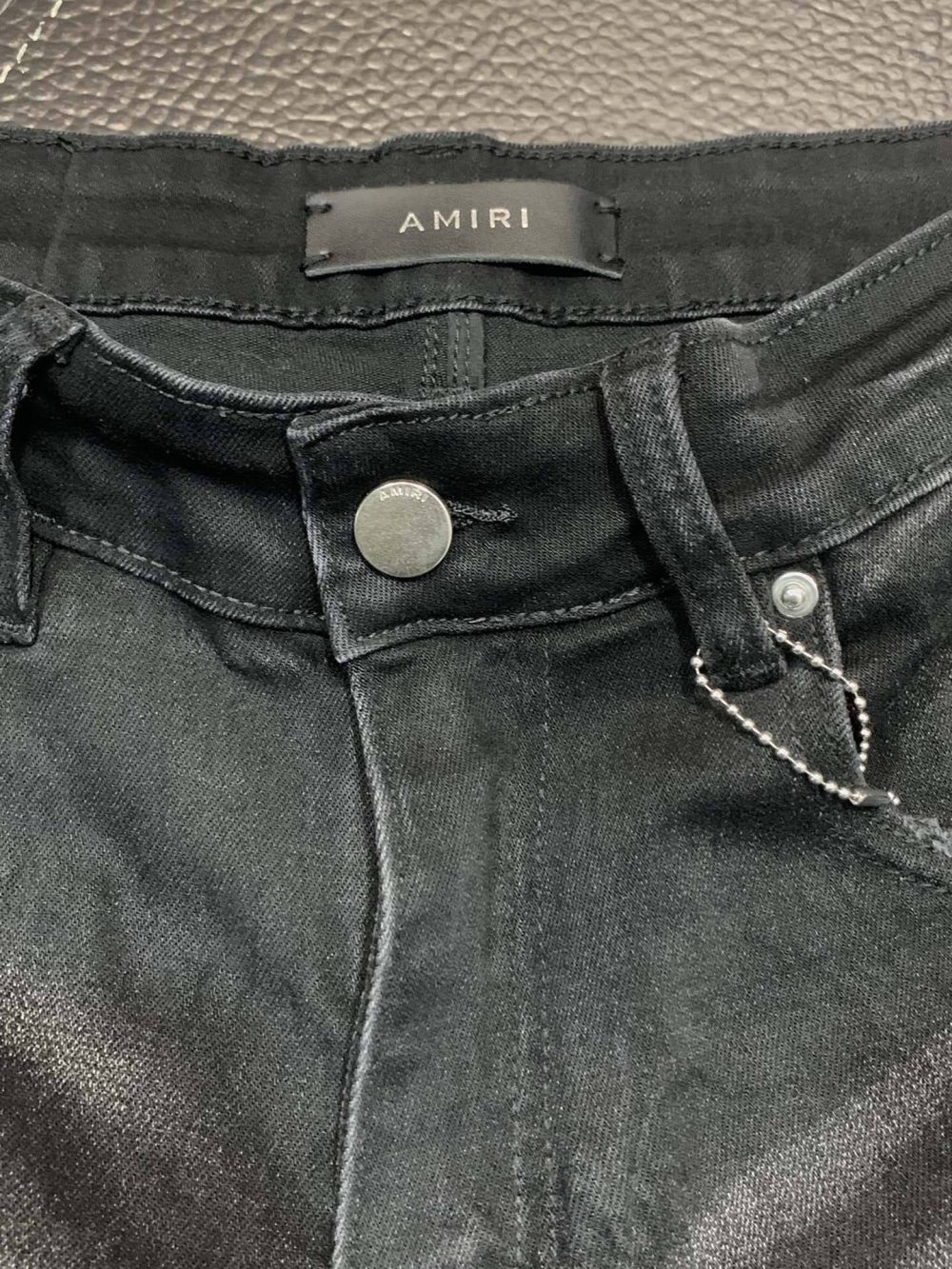 Amiri slim fit petite straight jeans