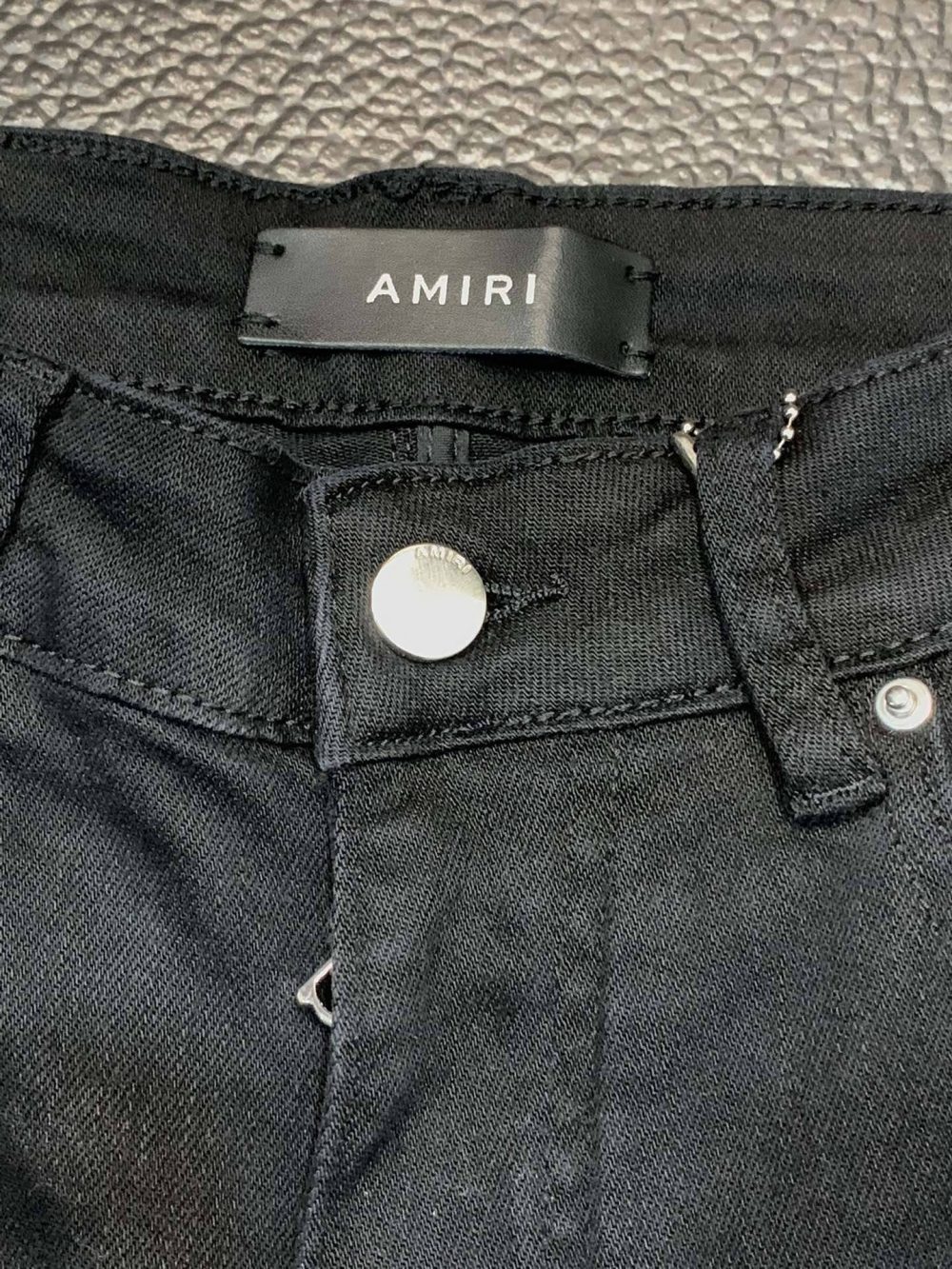 Amiri slim fit petite straight jeans