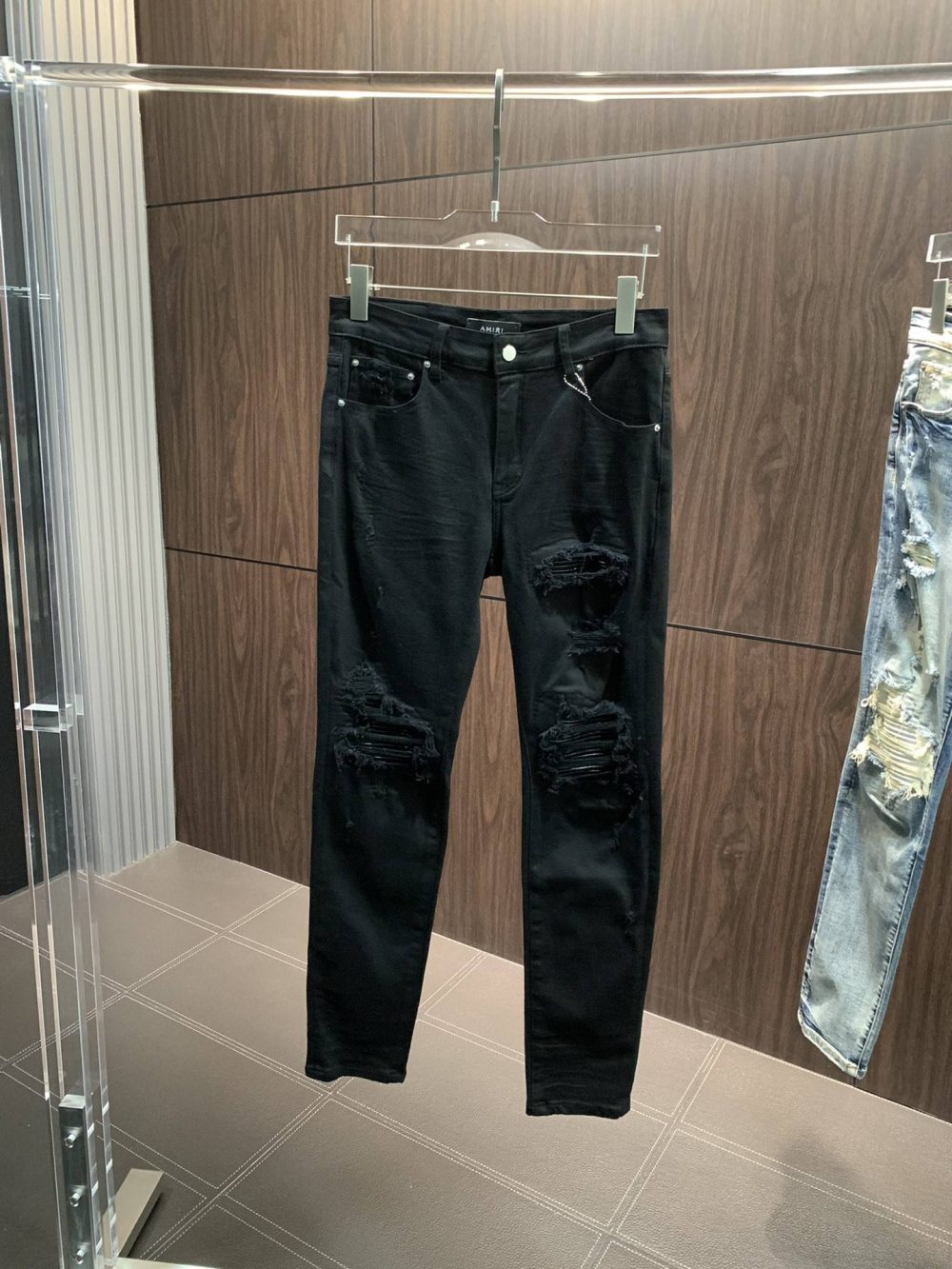 Amiri slim fit petite straight jeans