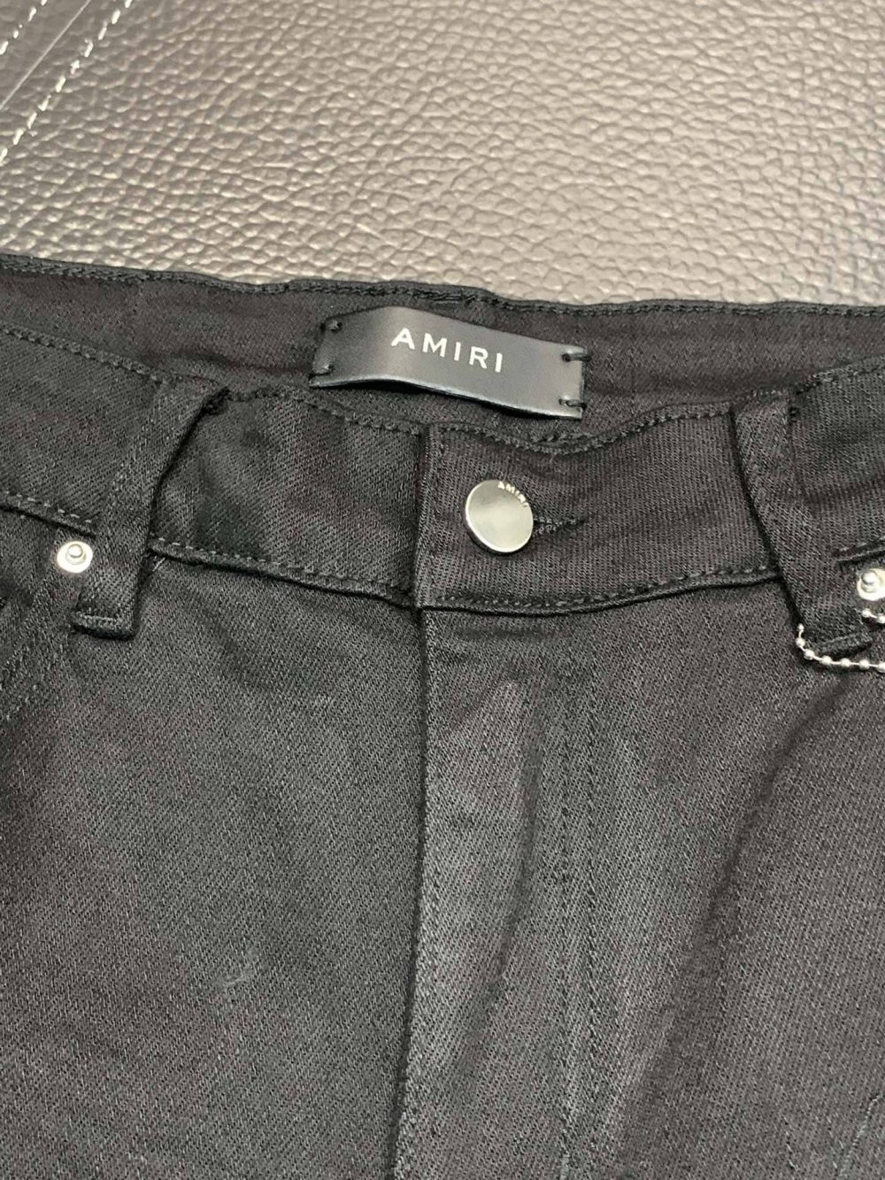 Amiri slim fit petite straight jeans