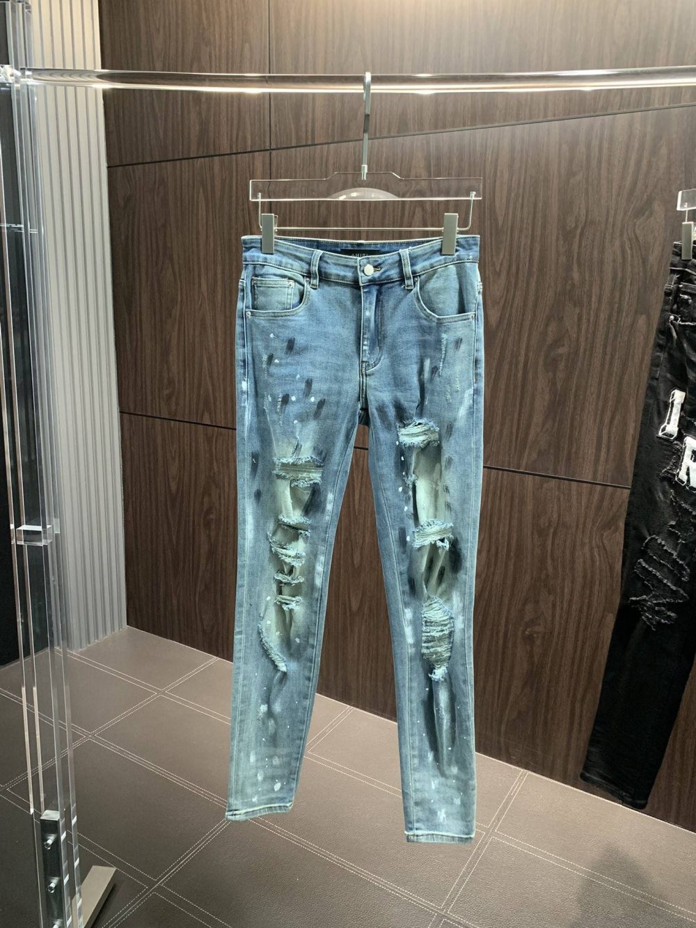 Amiri slim fit petite straight jeans