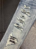 Amiri slim fit petite straight jeans