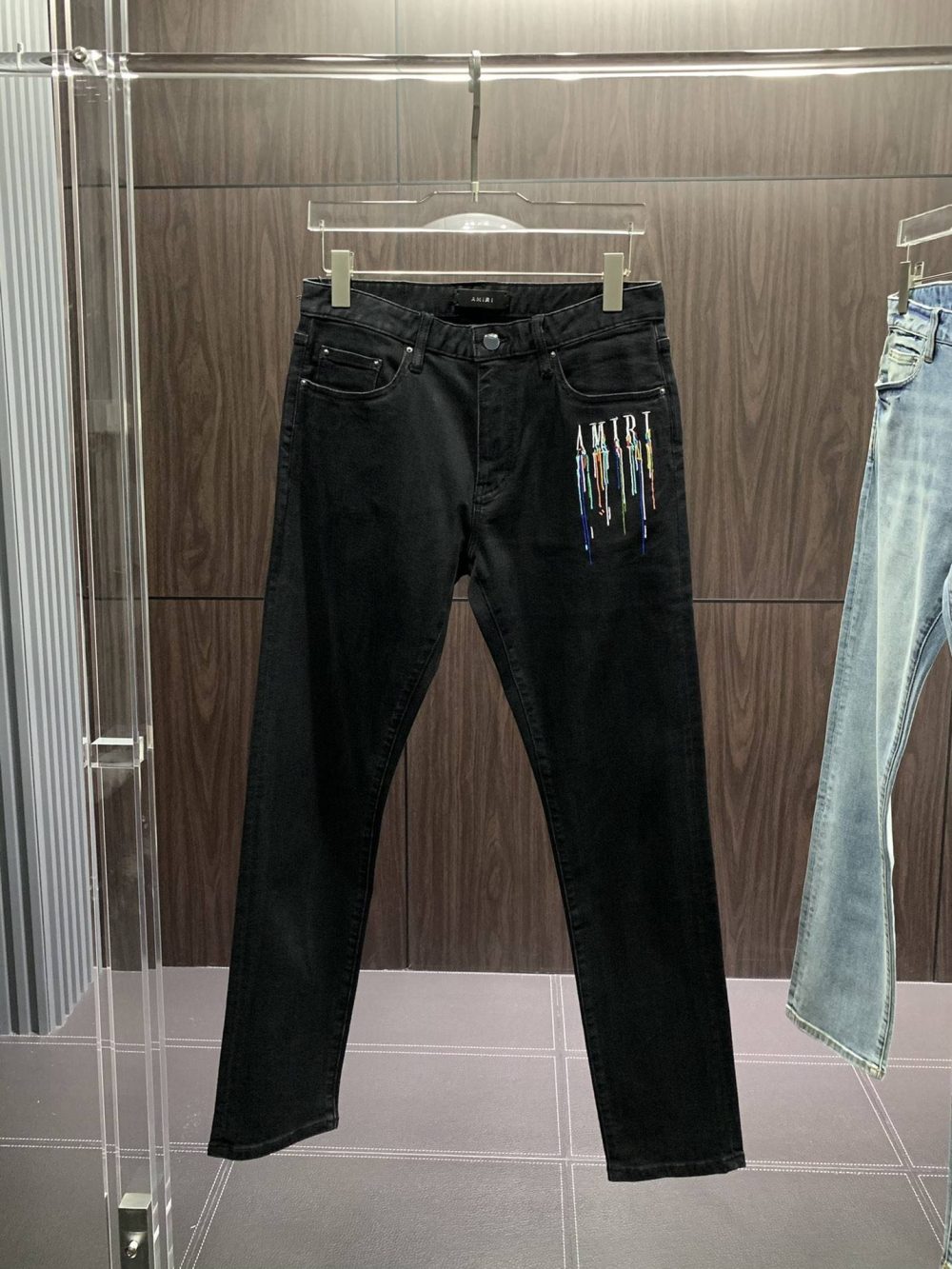 Amiri slim fit petite straight jeans