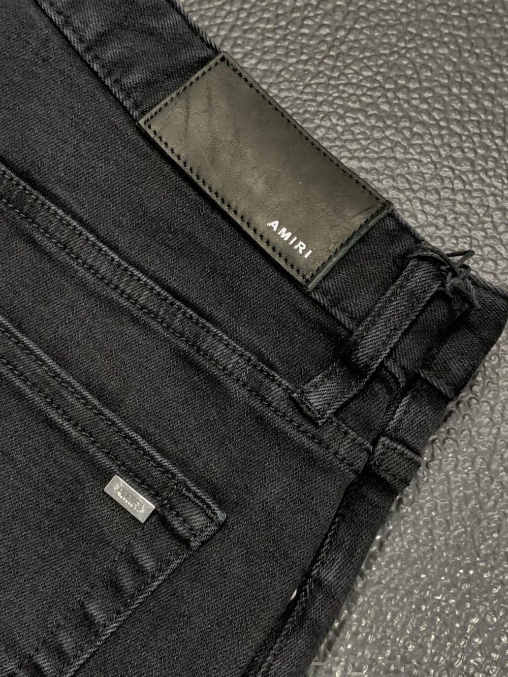 Amiri slim fit petite straight jeans