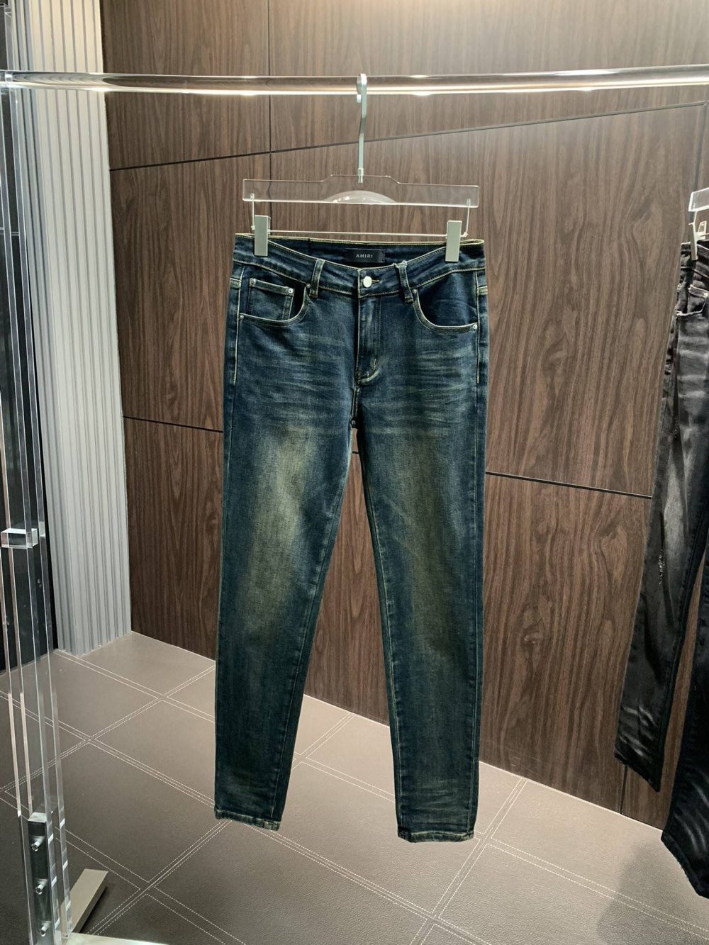 Amiri slim fit petite straight jeans