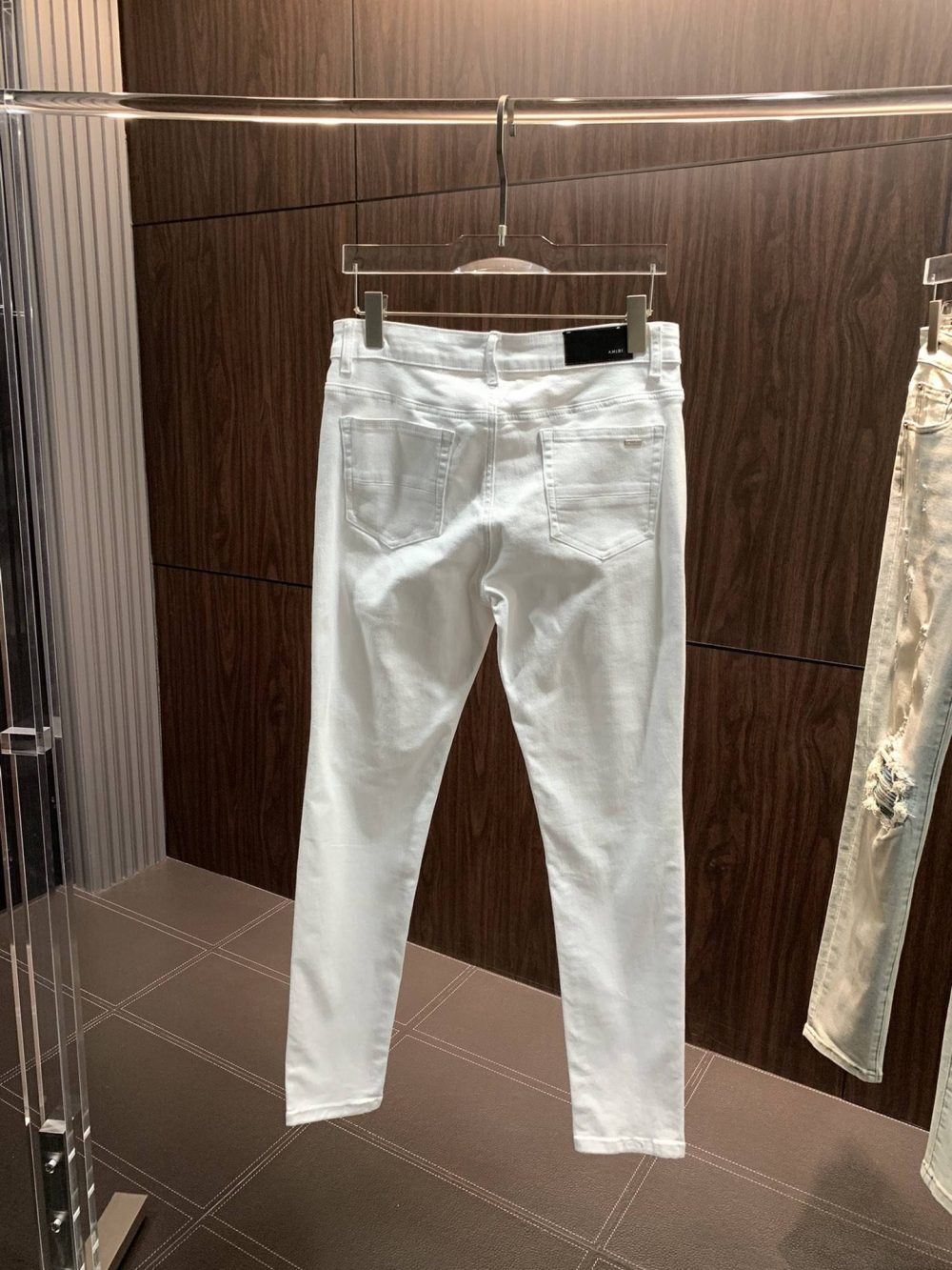 Amiri slim fit petite straight jeans