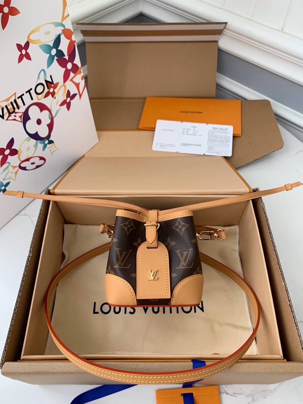 LOUIS VUITTON NOE PURSE MINI bucket M57099 size:11.5*12*11.5cm