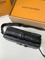 Louis Vuitton Autumn/Winter New STEAMER Black Flower Messenger Bag M46795, Top Quality