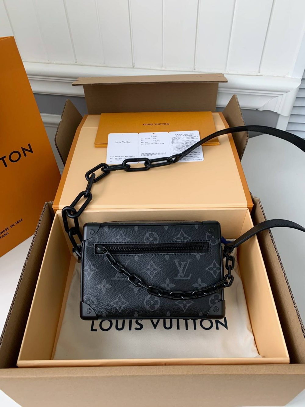 LOUIS VUITTON MINI SOFT TRUNK BAG M44735 18.5*13*8CM