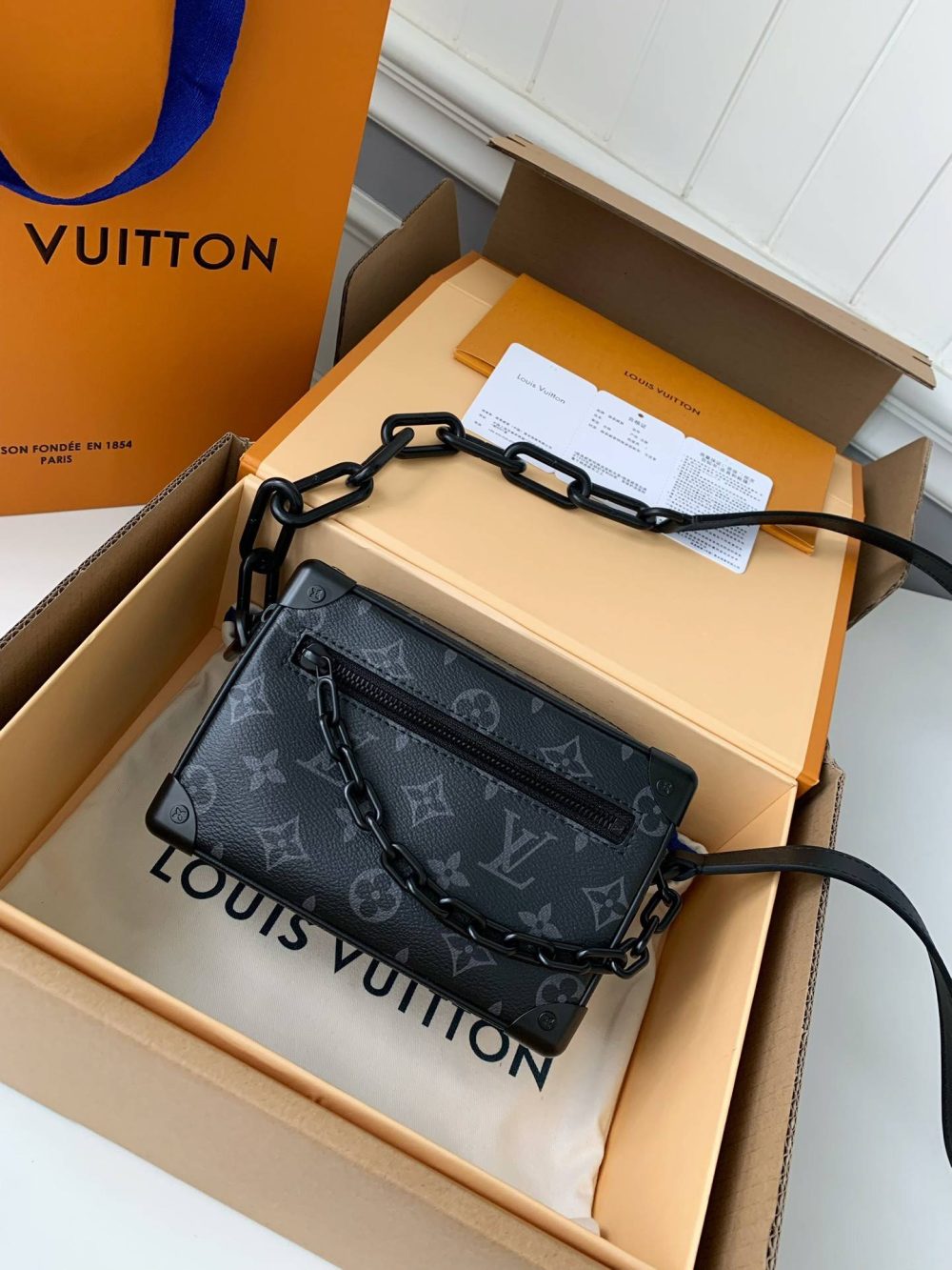 LOUIS VUITTON MINI SOFT TRUNK BAG M44735 18.5*13*8CM