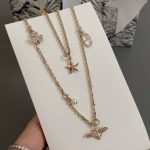 DIOR Star Double Layer Necklace