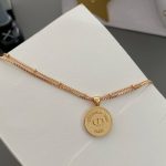 Dior Gold Coin Necklace