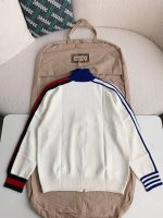 Gucci x Adidas Men's knitted sweater jacket