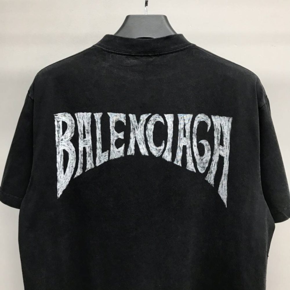 Balenciaga graffiti T-shirt