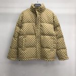 Balenciaga all-over printed double B down jacket