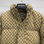 Balenciaga all-over printed double B down jacket