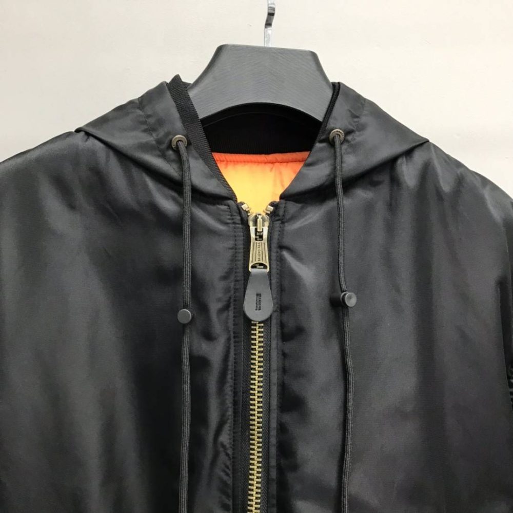 Balenciaga foamed wheat logo jacket