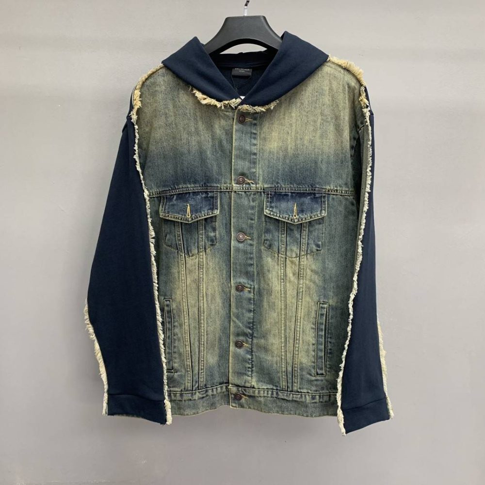 Balenciaga patchwork denim jacket