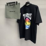 Balenciaga beach hand-painted T-shirt