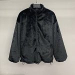 Balenciaga embroidered fur jacket