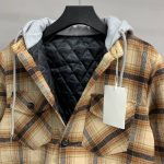 Balenciaga flannel plaid shirt jacket