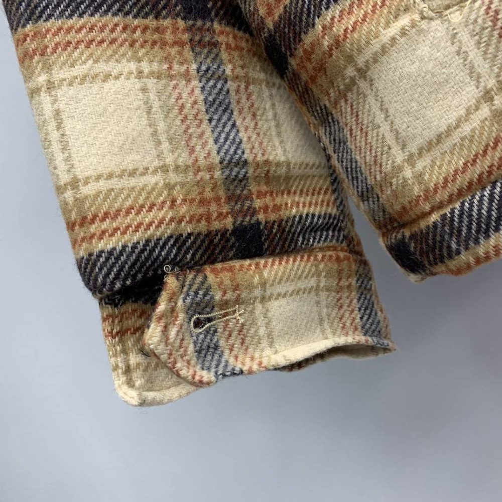 Balenciaga flannel plaid shirt jacket