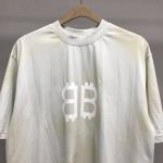 Balenciaga BB Industrial Cement Painted T-Shirt