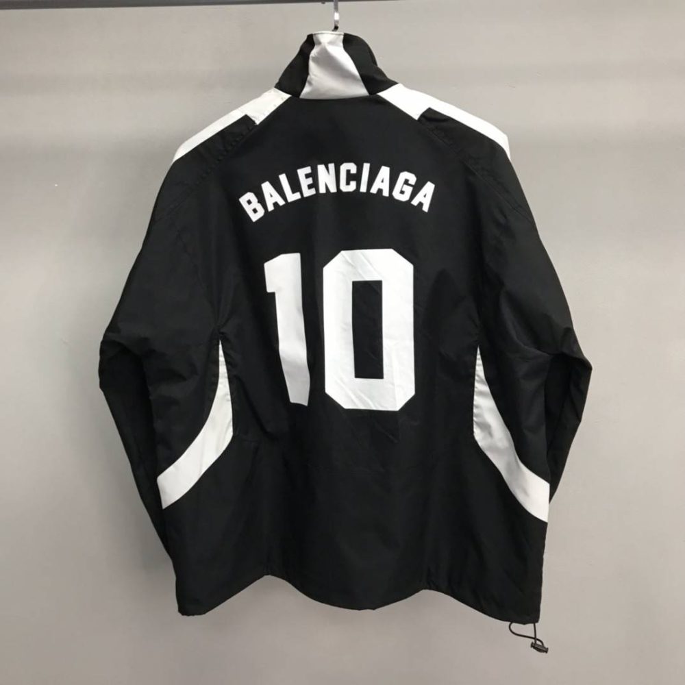 Balenciaga patchwork team jacket