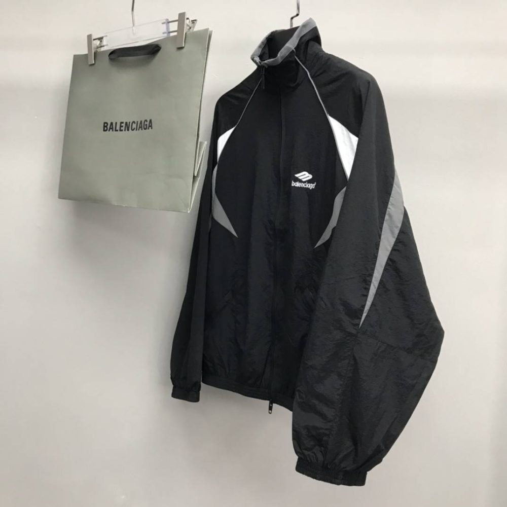 Balenciaga sports patchwork jacket